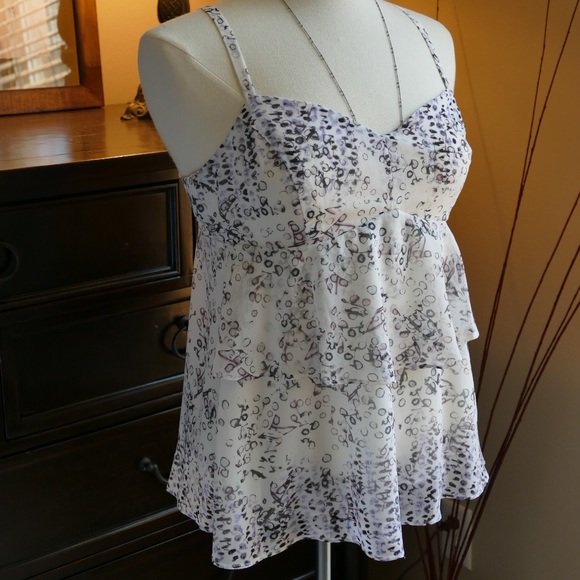 CAbi Tops - CAbi Blouse Spaghetti Tank Top
